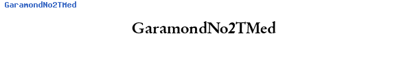 Fuente GaramondNo2TMed.ttf