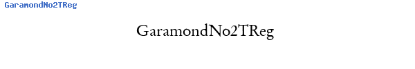 Fuente GaramondNo2TReg.ttf