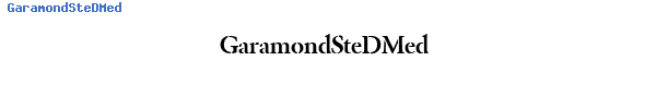 Fuente GaramondSteDMed.ttf