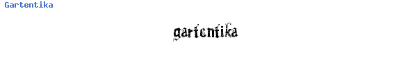 Fuente Gartentika.ttf