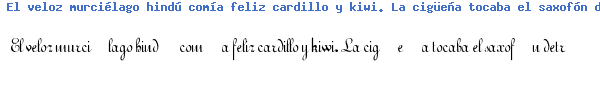 Fuente Gesscrpt.ttf