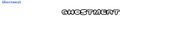 Fuente Ghostmeat.ttf