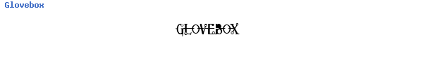 Fuente Glovebox.ttf