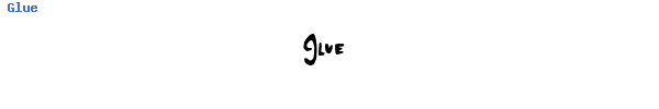 Fuente Glue.ttf