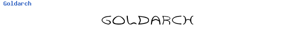 Fuente Goldarch.ttf