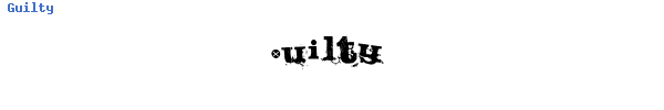 Fuente Guilty.ttf
