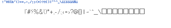 Fuente HAMMRTHN.TTF