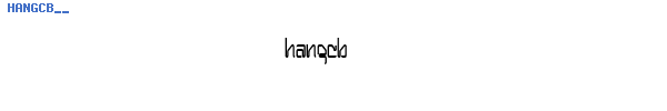 Fuente HANGCB__.TTF