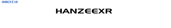 Fuente HANZEEXR.TTF