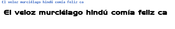 Fuente HANZEWIB.TTF