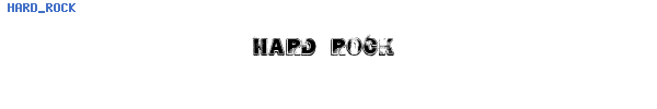 Fuente HARD_ROCK.ttf