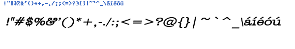 Fuente HEADWBI_.TTF