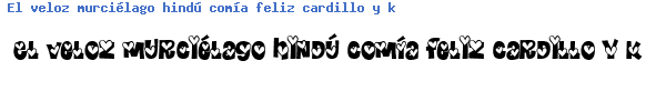 Fuente HEARRG.TTF
