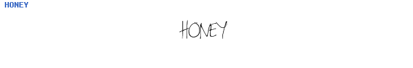 Fuente HONEY.TTF
