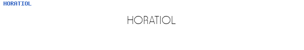 Fuente HORATIOL.TTF