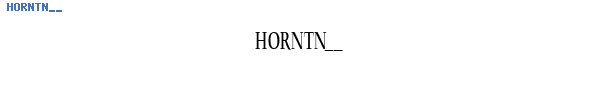 Fuente HORNTN__.TTF