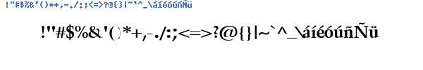 Fuente HORNWIDB.TTF