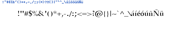 Fuente HORNWIDR.TTF