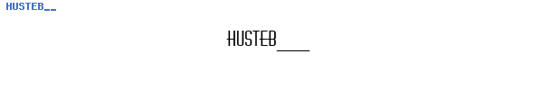 Fuente HUSTEB__.TTF