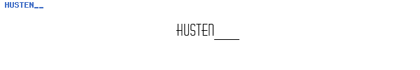 Fuente HUSTEN__.TTF