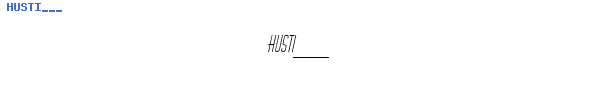Fuente HUSTI___.TTF