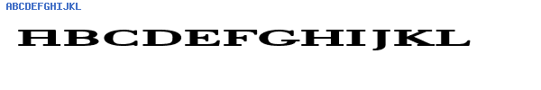 Fuente Halcyonia Superwide.ttf