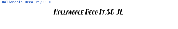 Fuente Hallandale Deco It.SC JL.TTF