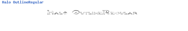 Fuente Halo OutlineRegular.ttf
