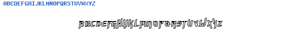 Fuente HammerheadOutline Italic.ttf