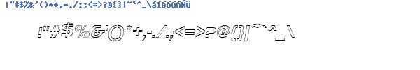 Fuente Handeloutline Oblique.ttf