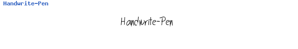 Fuente Handwrite-Pen.ttf