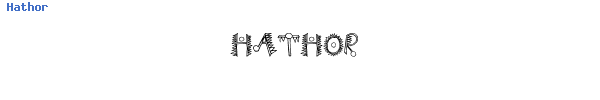 Fuente Hathor.ttf