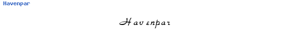 Fuente Havenpar.ttf