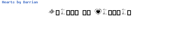 Fuente Hearts by Darrian.ttf