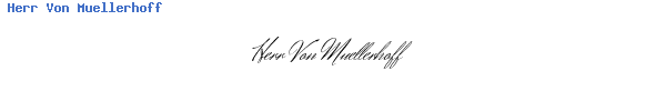 Fuente Herr Von Muellerhoff.ttf