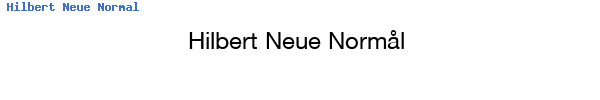Fuente Hilbert Neue Normal.ttf