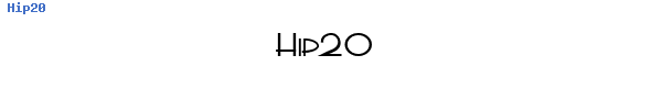 Fuente Hip20.ttf