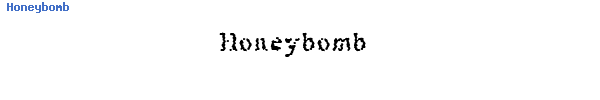 Fuente Honeybomb.ttf