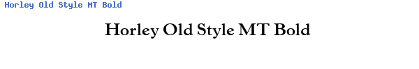 Fuente Horley Old Style MT Bold.ttf