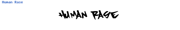 Fuente Human Rase.ttf