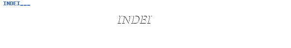 Fuente INDEI___.TTF