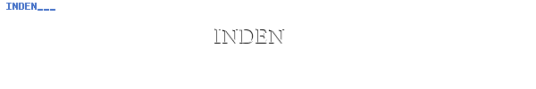 Fuente INDEN___.TTF