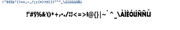 Fuente INDYTHIR.TTF