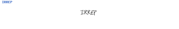Fuente IRREP.TTF