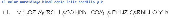 Fuente ISADORA.TTF