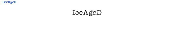 Fuente IceAgeD.ttf