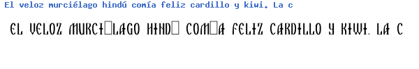 Fuente IkonWrite.ttf