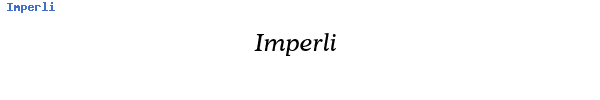 Fuente Imperli.ttf