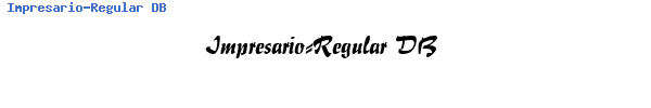 Fuente Impresario-Regular DB.ttf