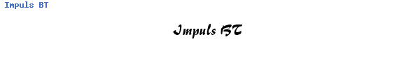 Fuente Impuls BT.ttf